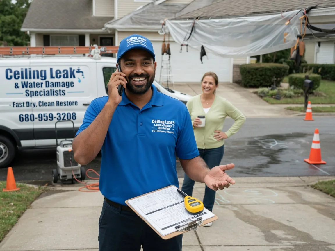 Ceiling Leak Cleanup National Park, NJ FAQs